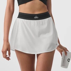 Alo White Athletic Skirt